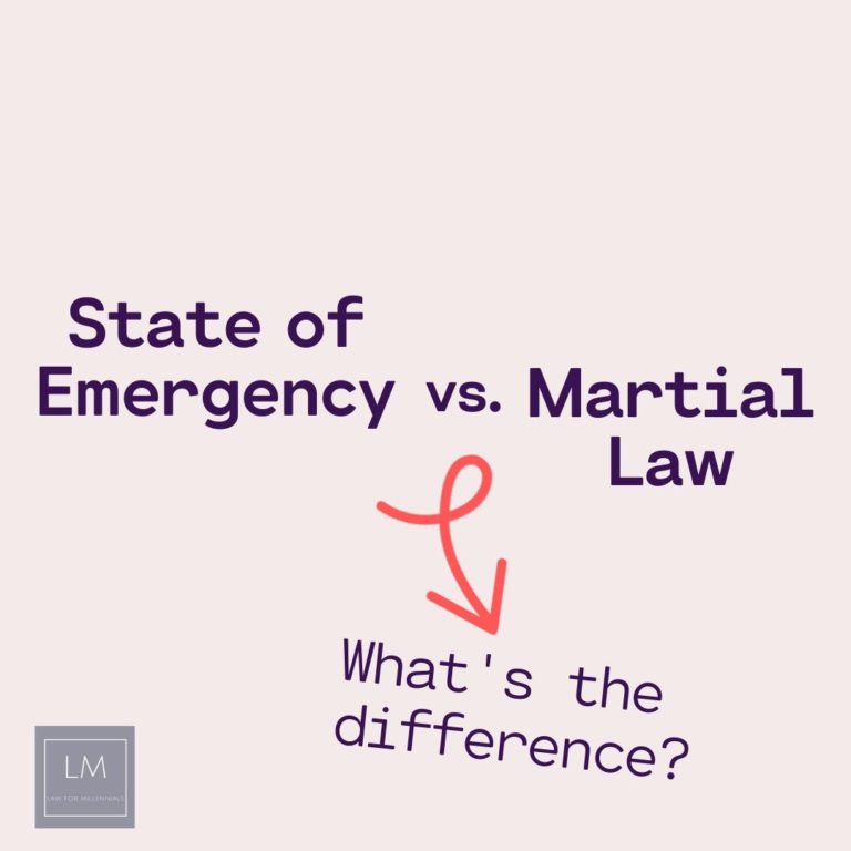 State of Emergency vs. Martial Law What's the difference? Law for